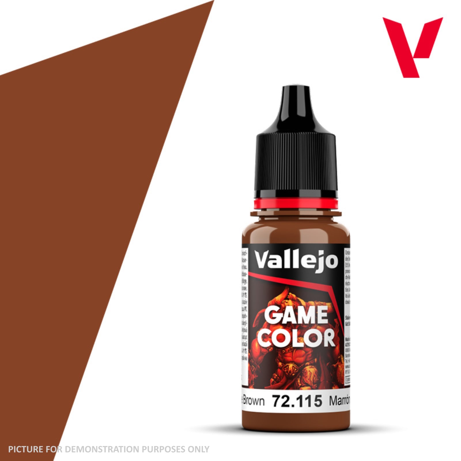Vallejo Game Colour - 72.115 Grunge Brown 18ml